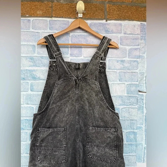 Carhartt Work In Progress acid Black Bib Double Knee Overalls large - Picture 12 of 16